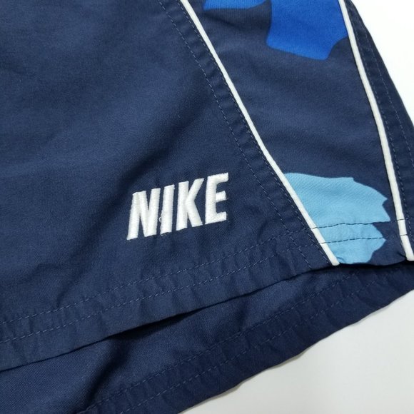 Nike Navy Blue Swimming Shorts - XL - Floral - Picture 3 of 8
